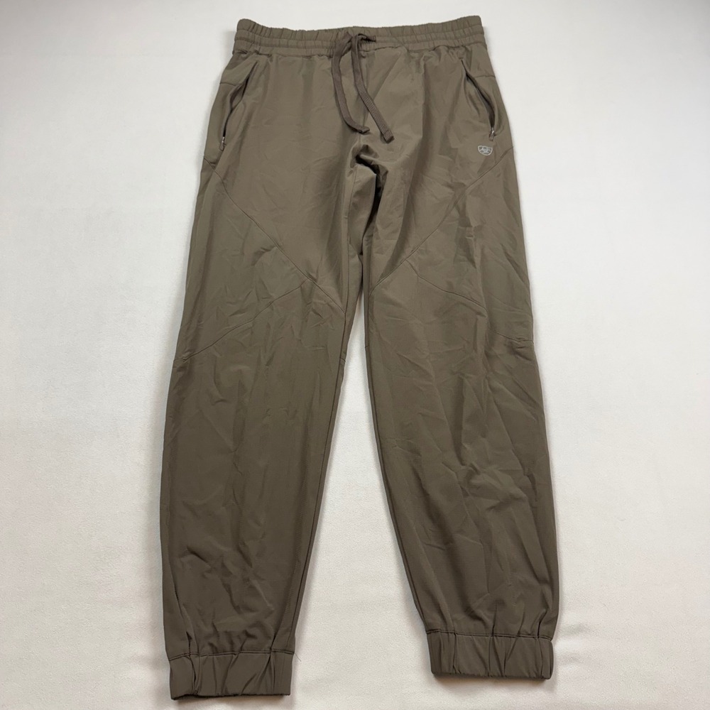 AriatTek Tek‎ Jogger Sweatpants Mens Large Taupe Ripstop Performance 10039812